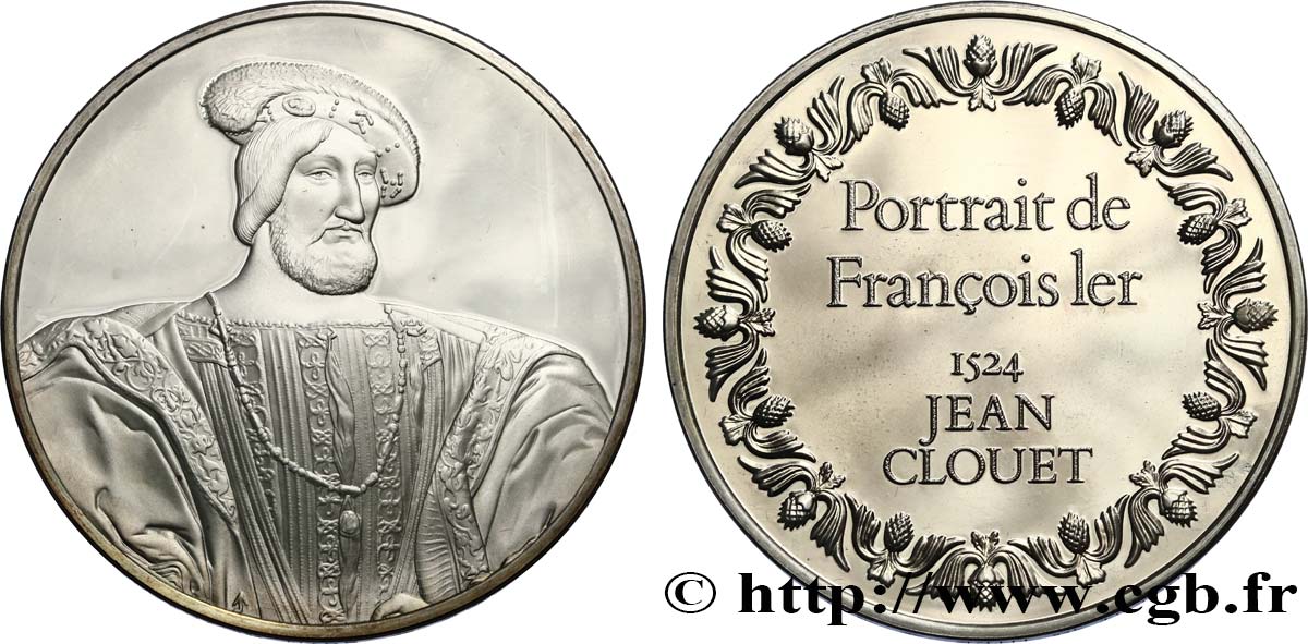 THE 100 GREATEST MASTERPIECES Médaille, François 1er de Clouet SPL