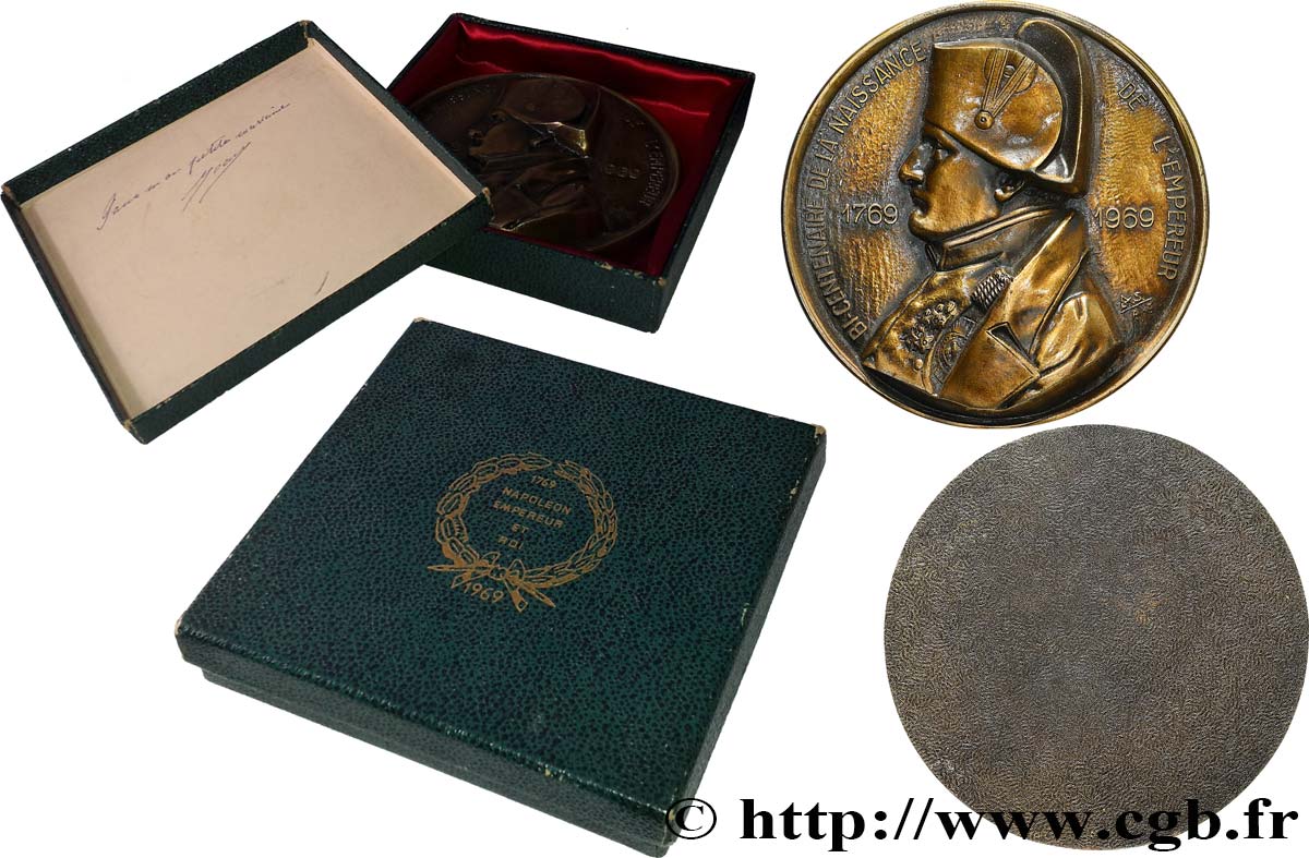 FUNFTE FRANZOSISCHE REPUBLIK Médaille, Bi-centenaire de la naissance de l’empereur VZ