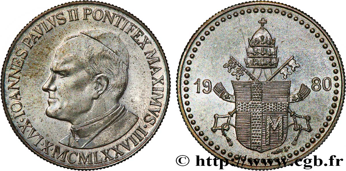 JEAN-PAUL II (Karol Wojtyla) Médaille, Jean Paul II, Tout à toi AU
