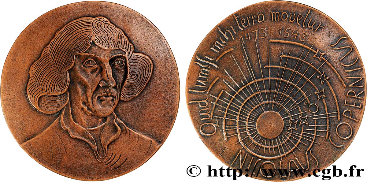SCIENCES & SCIENTIFIQUES Médaille, Nicolas Copernic q.SPL