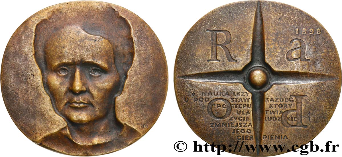SCIENCES & SCIENTIFIQUES Médaille, Marie Curie TTB+