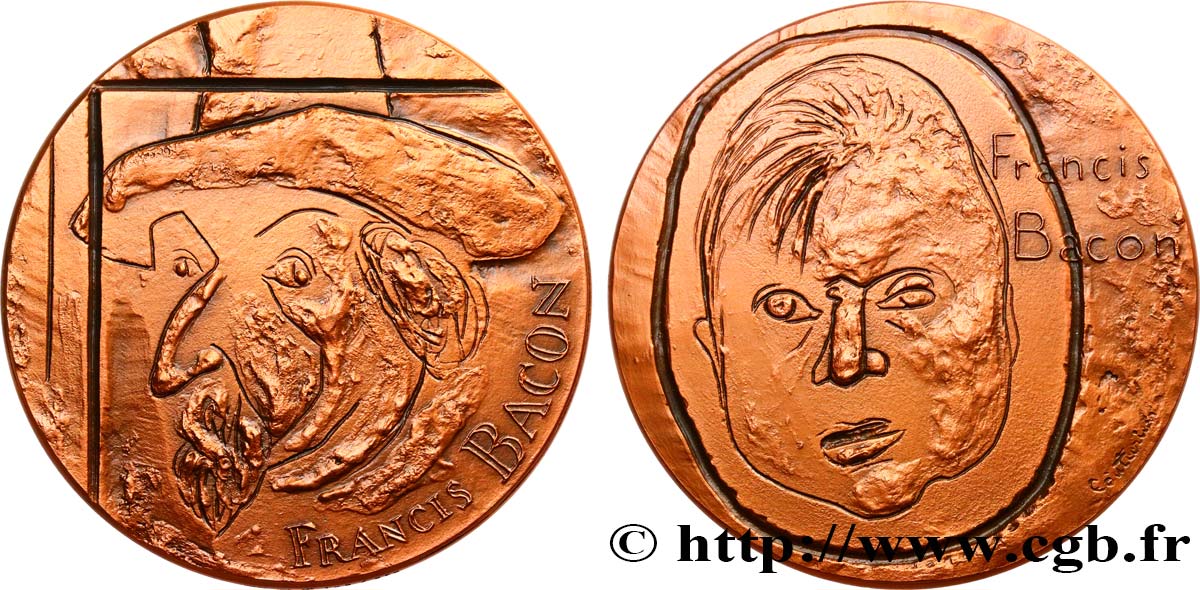 SCIENCES & SCIENTIFIQUES Médaille, Francis Bacon AU