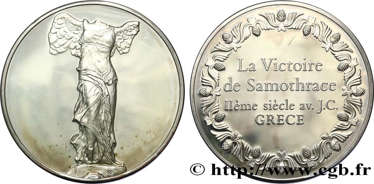 LES 100 PLUS GRANDS CHEFS-D OEUVRE Médaille, La Victoire de Samothrace SUP
