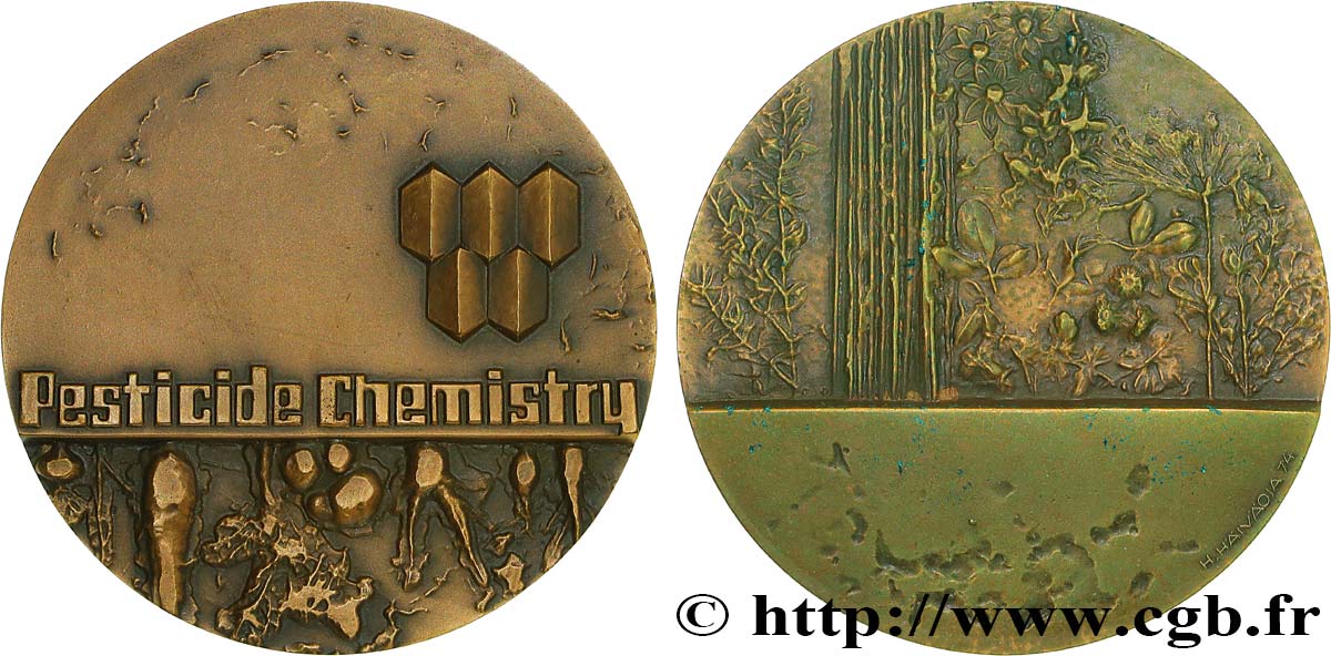 SCIENCE & SCIENTIFIC Médaille, Chimie pesticide AU/AU