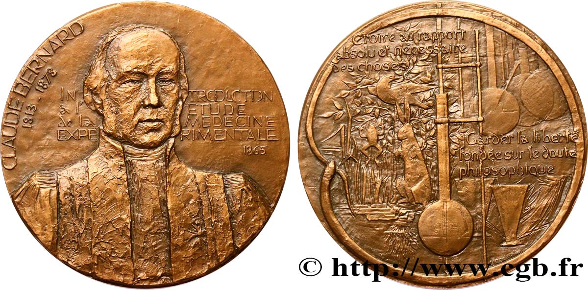 SCIENCE & SCIENTIFIC Médaille, Claude Bernard AU