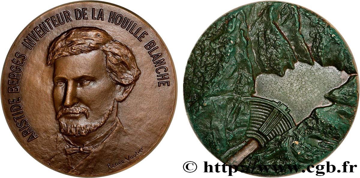 SCIENCES & SCIENTIFIQUES Médaille, Aristide Bergès EBC