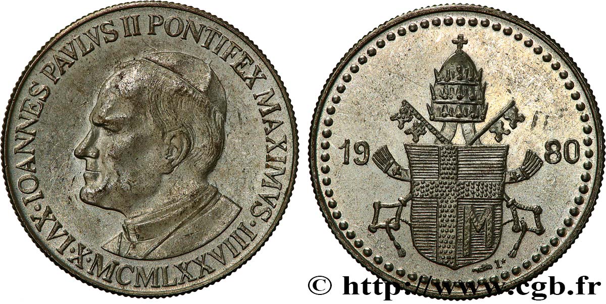 JEAN-PAUL II (Karol Wojtyla) Médaille, Jean Paul II, Tout à toi q.SPL