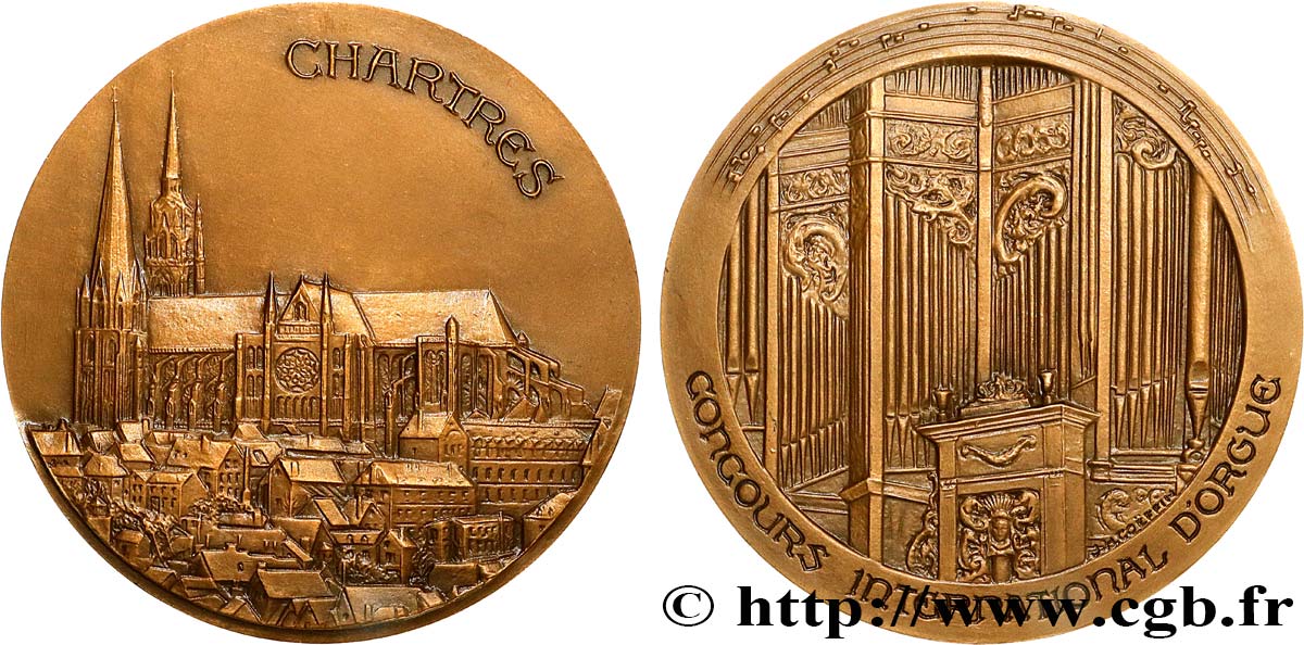 V REPUBLIC Médaille, Concours international d’orgue AU