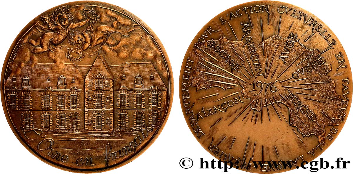 CINQUIÈME RÉPUBLIQUE Médaille, Département de l’Orne SUP