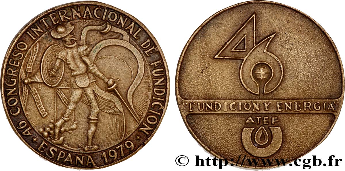 SPAIN Médaille, 46e congrès international de la fonderie AU