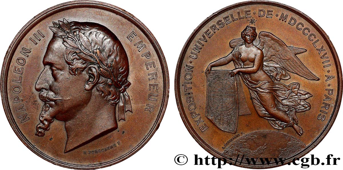 SECONDO IMPERO FRANCESE Médaille, Exposition universelle q.SPL/SPL