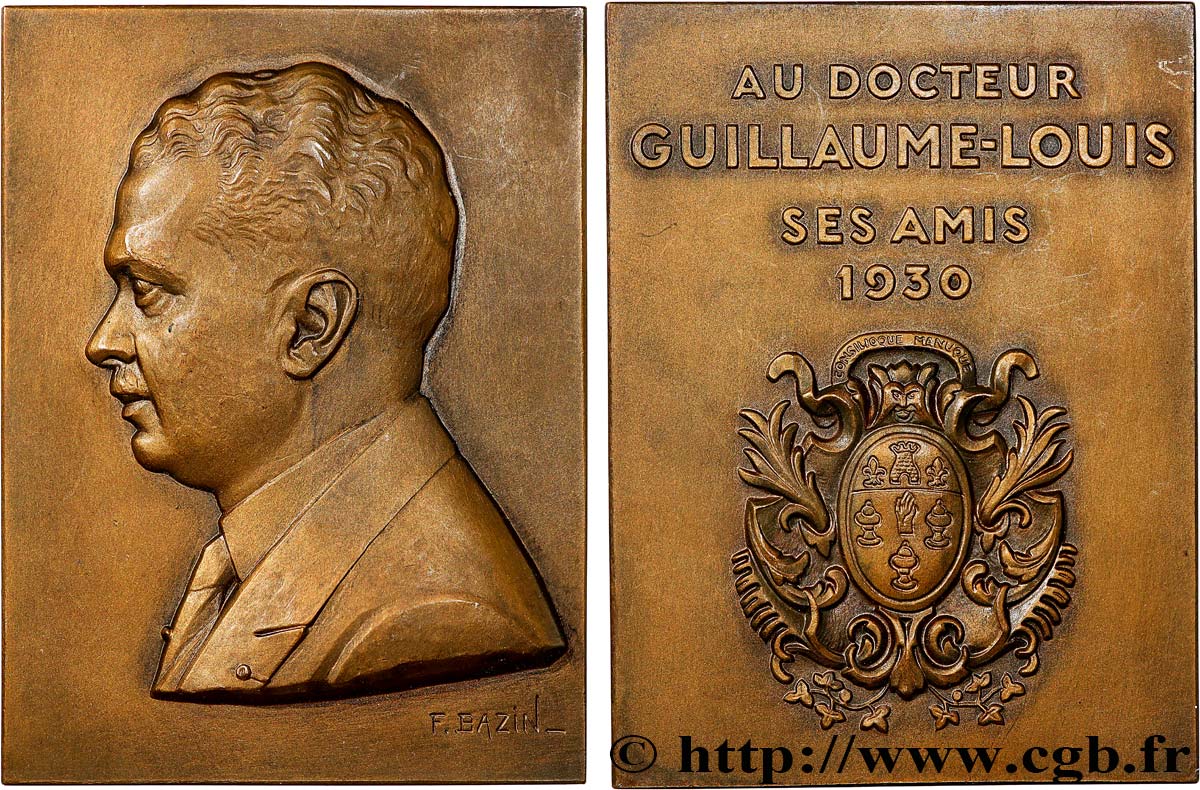 SCIENCE & SCIENTIFIC Plaquette, Docteur Guillaume-Louis AU