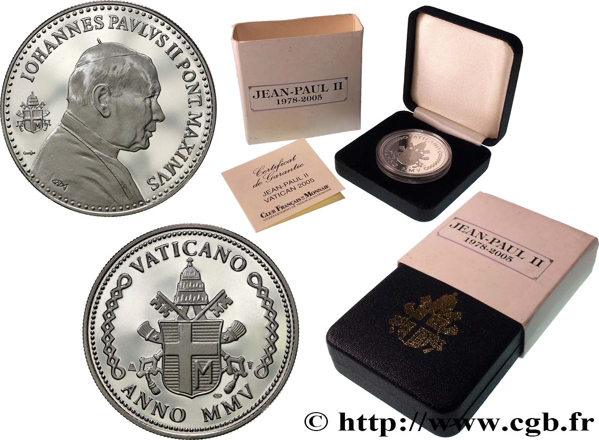 VATICAN ET ÉTATS PONTIFICAUX Médaille, Jean-Paul II BE