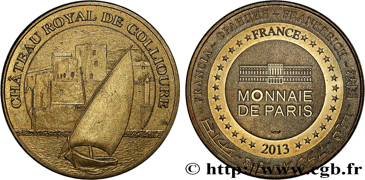 MÉDAILLES TOURISTIQUES Médaille touristique, Château royal de Collioure TTB+