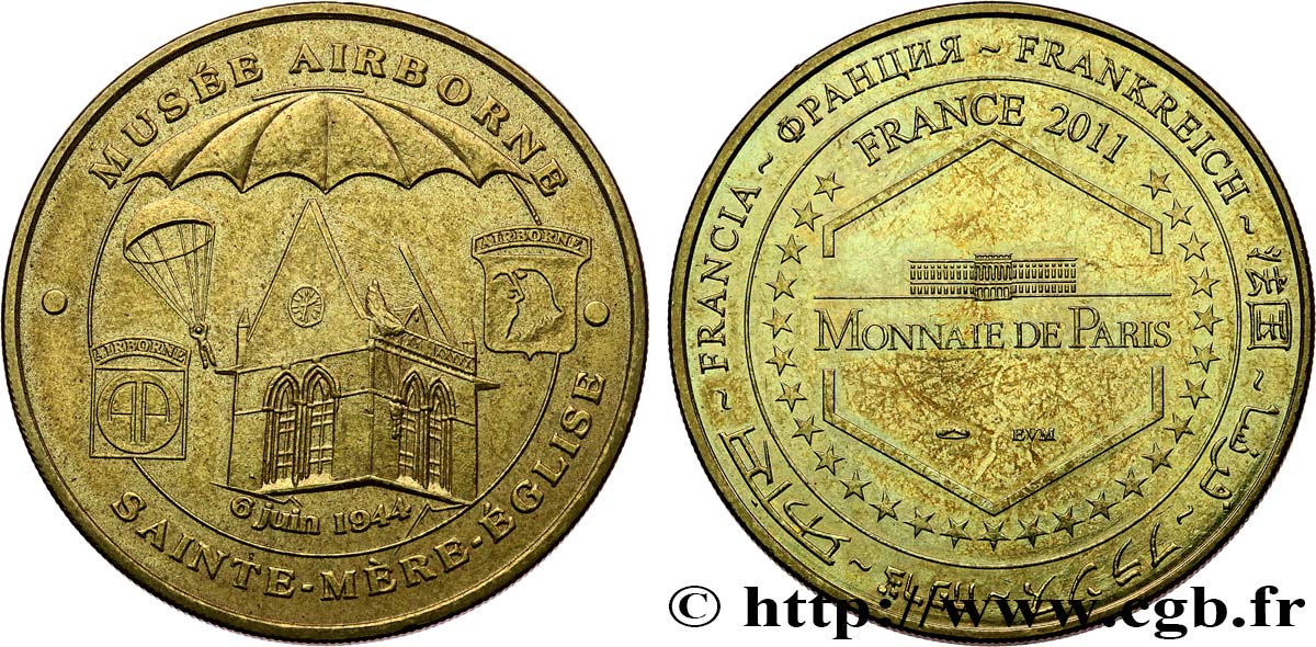 MÉDAILLES TOURISTIQUES Médaille touristique, Musée Airborne TTB+