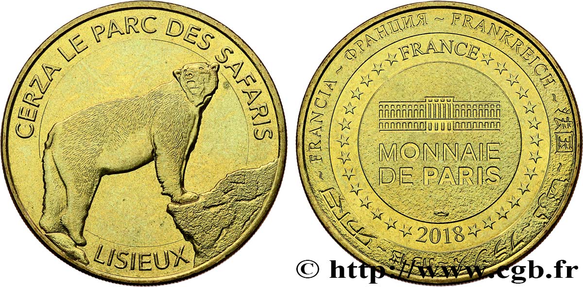 TOURISTIC MEDALS Médaille touristique, Parc des safaris q.SPL