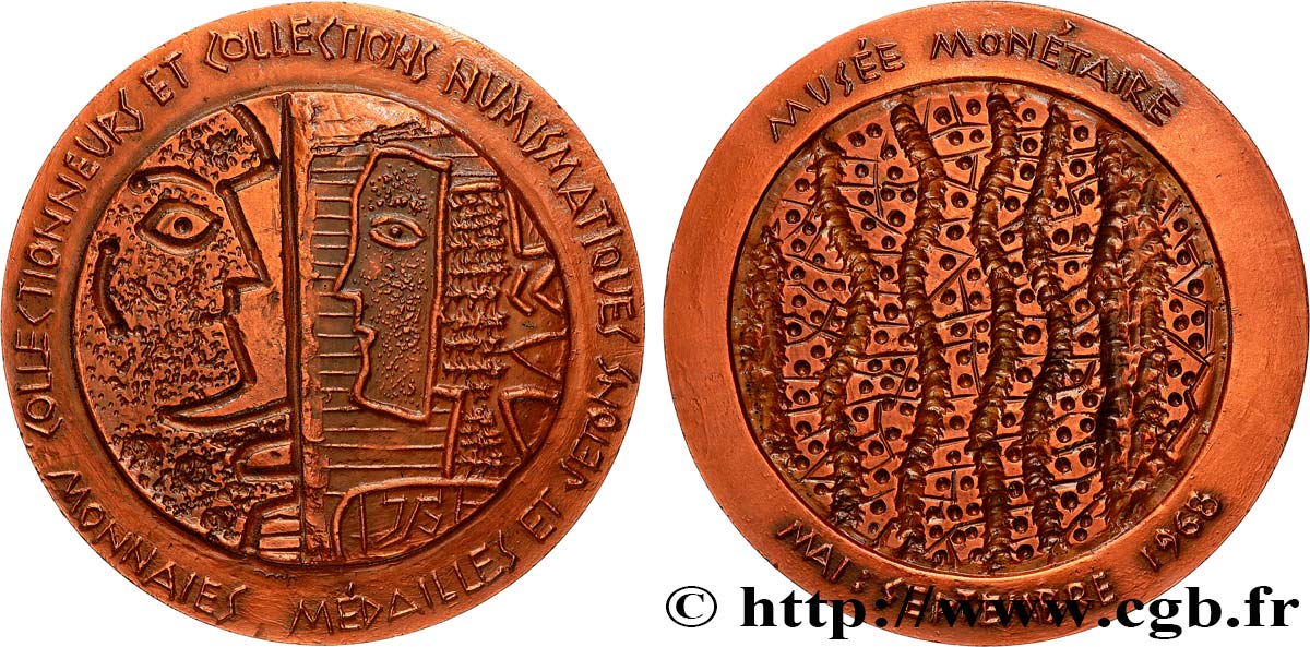 QUINTA REPUBBLICA FRANCESE Médaille de l’Exposition “Collectionneurs et collections numismatiques” SPL