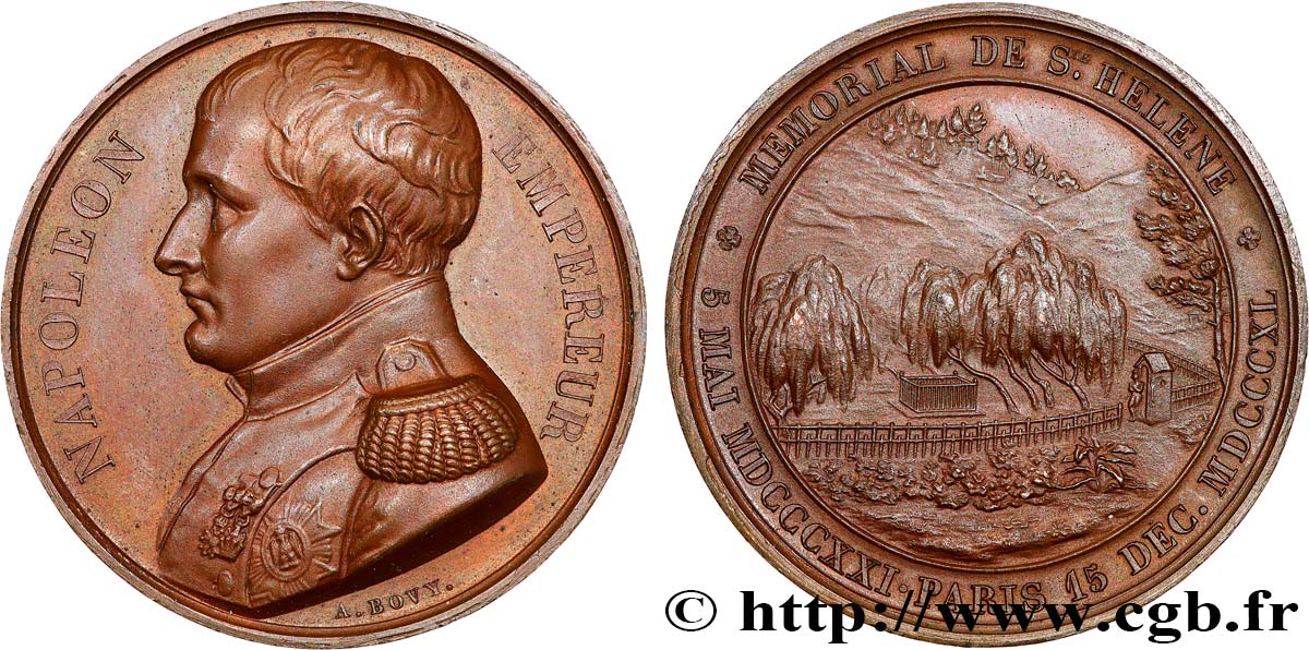LOUIS-PHILIPPE Ier Médaille du mémorial de St-Hélène SUP