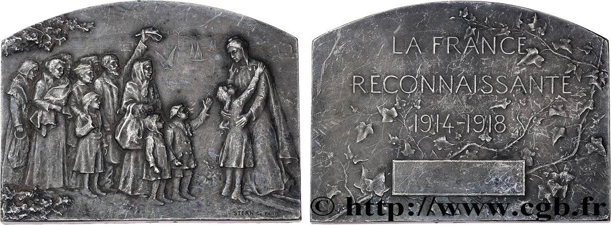 TROISIÈME RÉPUBLIQUE Plaquette, La France reconnaissante TTB