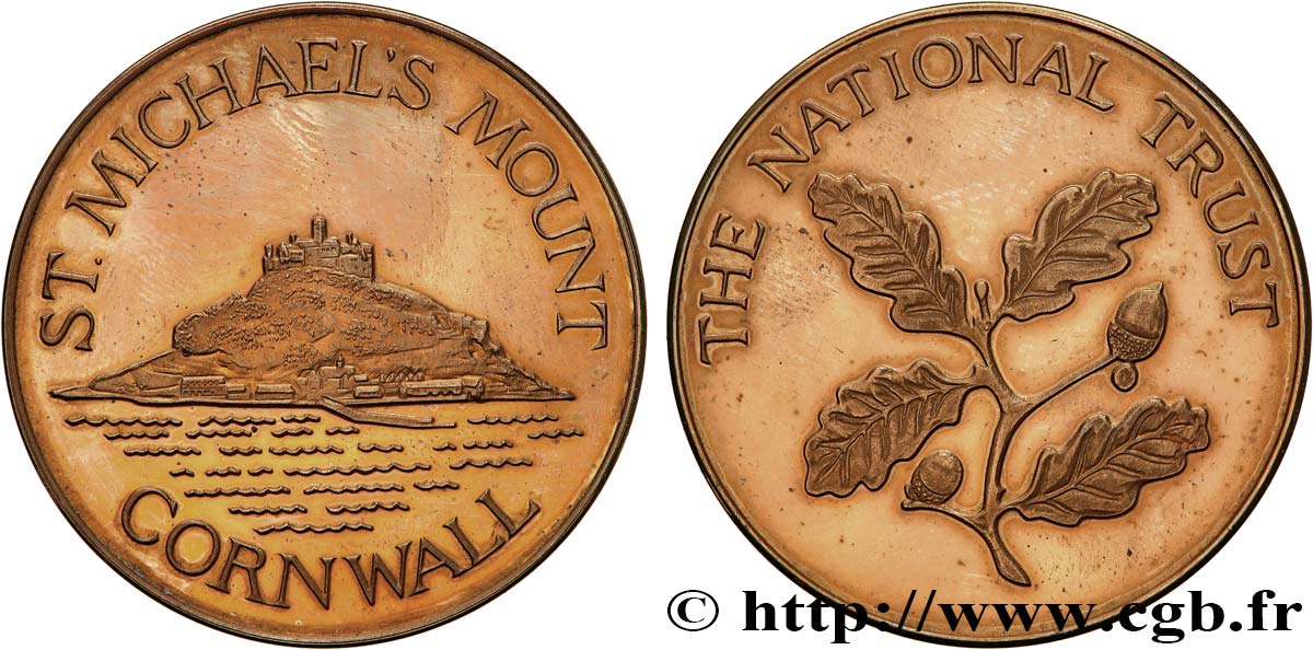 UNITED KINGDOM Médaille, Saint Michael s Mount AU