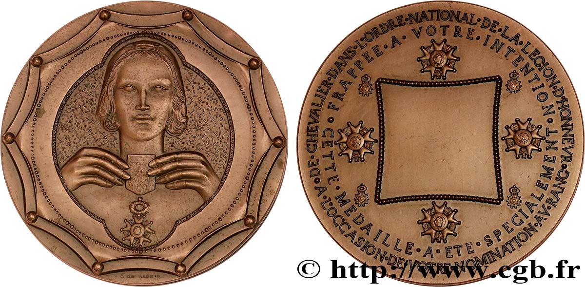V REPUBLIC Médaille, Légion d’honneur AU