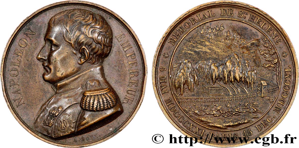 LUIS FELIPE I Médaille du mémorial de St-Hélène MBC
