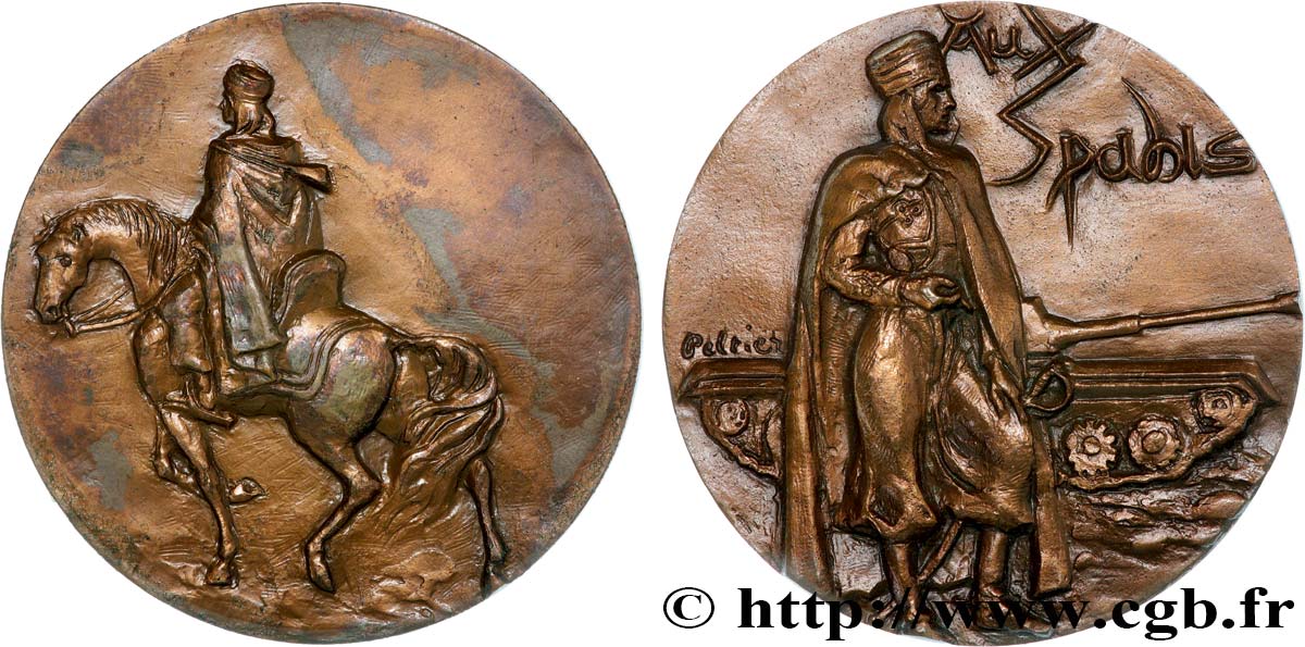 QUINTA REPUBBLICA FRANCESE Médaille, Aux Spahis SPL/q.SPL