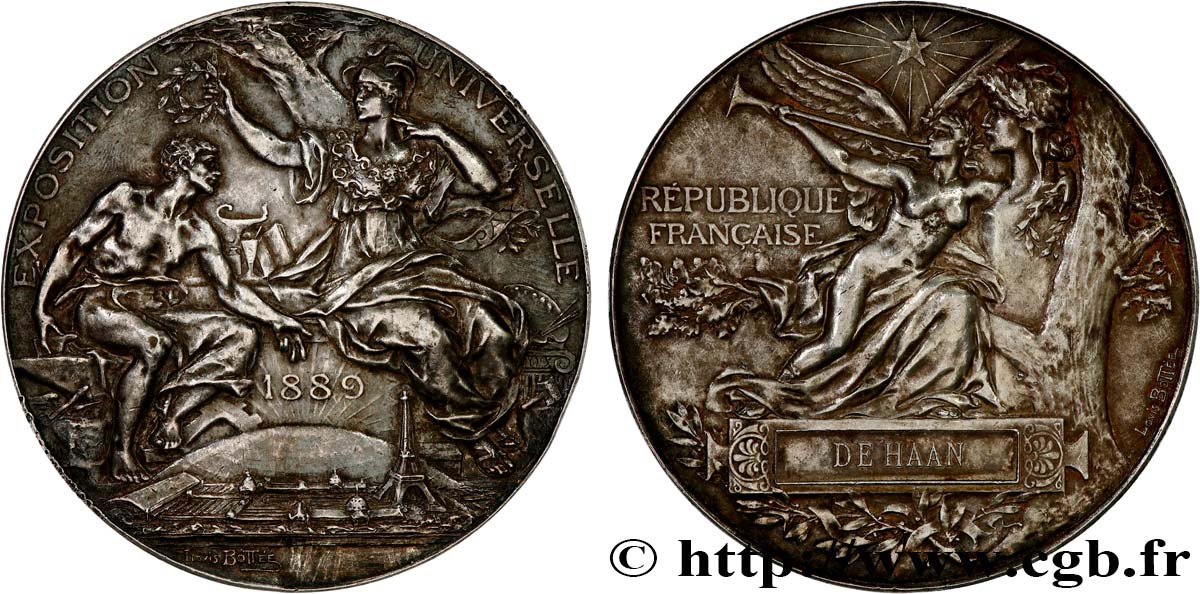 DRITTE FRANZOSISCHE REPUBLIK Médaille, Exposition Universelle SS