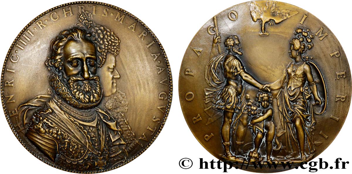 HENRY IV Médaille, Second anniversaire du dauphin AU
