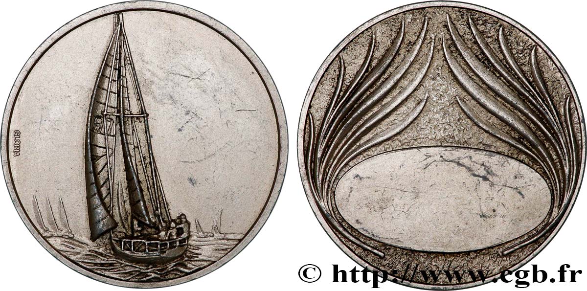SEA AND NAVY : SHIPS AND BOATS Médaille de récompense AU