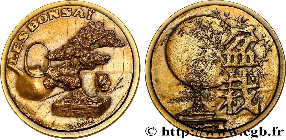 CINQUIÈME RÉPUBLIQUE Médaille, Les bonsaï SUP