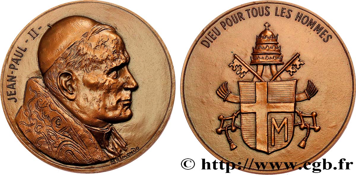 VATICAN AND PAPAL STATES Médaille, Jean-Paul II AU