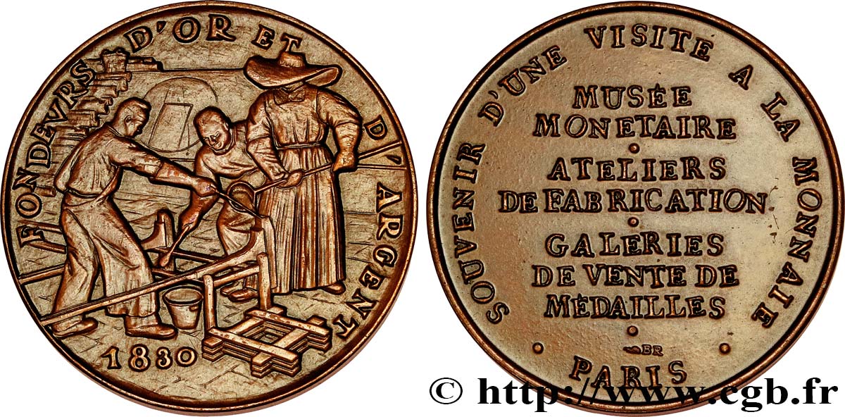 MONNAIE DE PARIS Médaille de souvenir du Musée de la Monnaie SUP