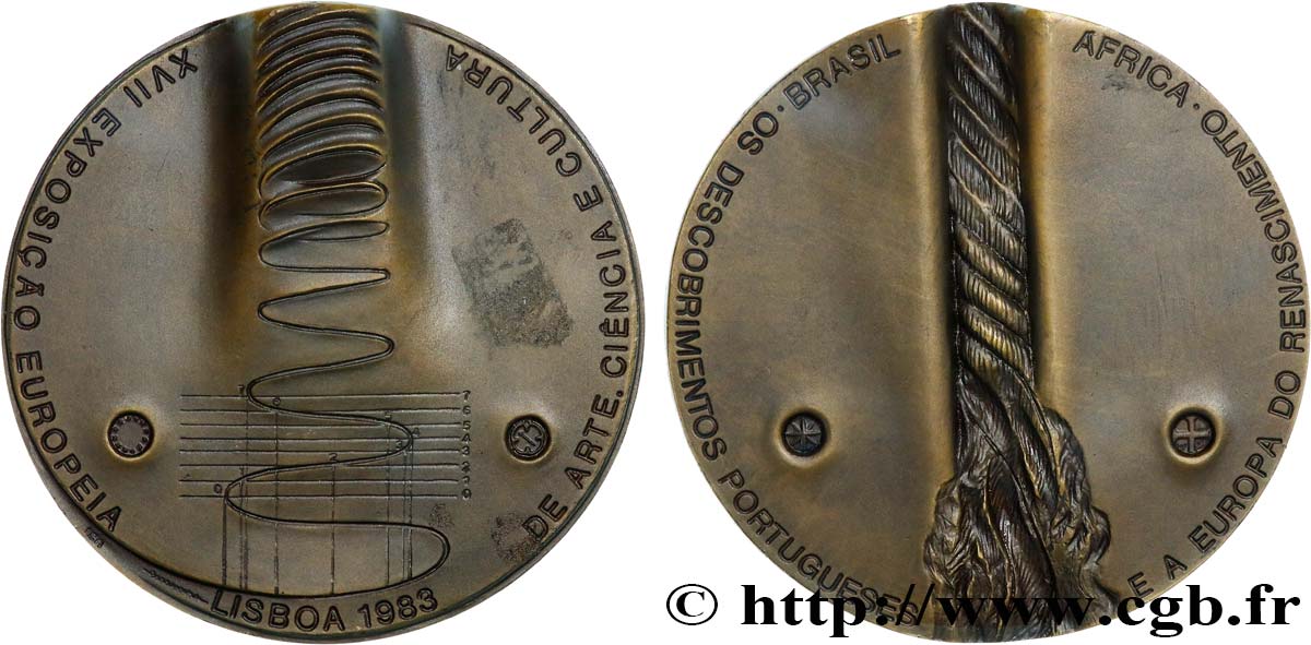 PORTUGAL Médaille, XVIIe Salon Européen des Arts, des Sciences et de la Culture SUP