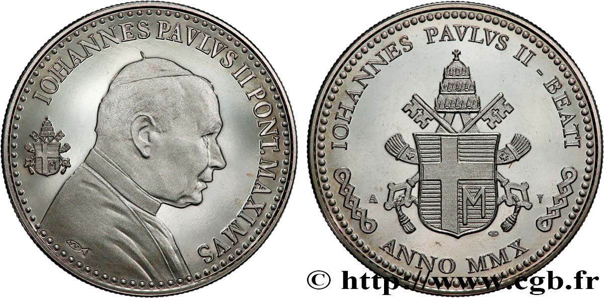 JOHN-PAUL II (Karol Wojtyla) Médaille, Béatification de Jean-Paul II MS
