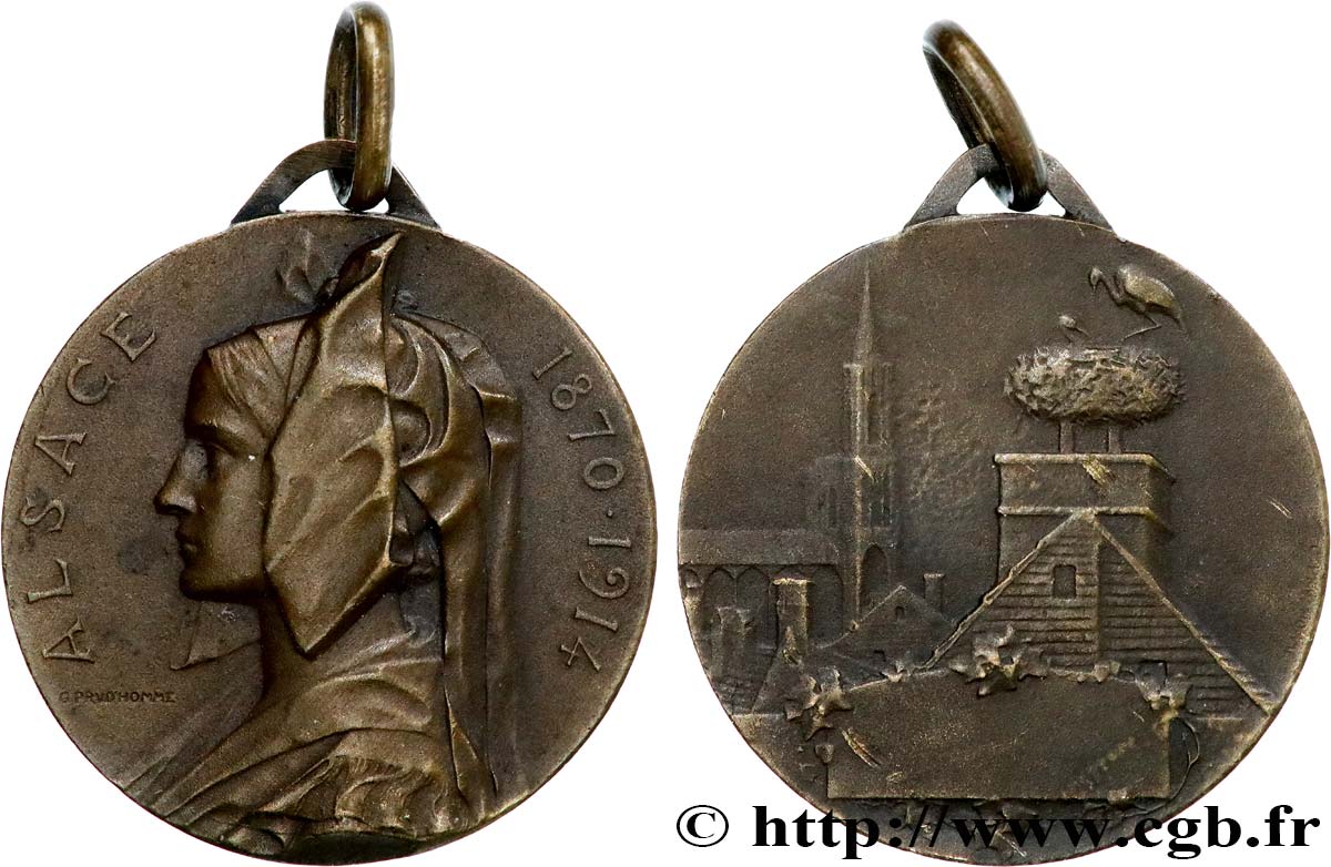 ALSACE - VILLES ET NOBLESSE Médaille, Alsace TTB