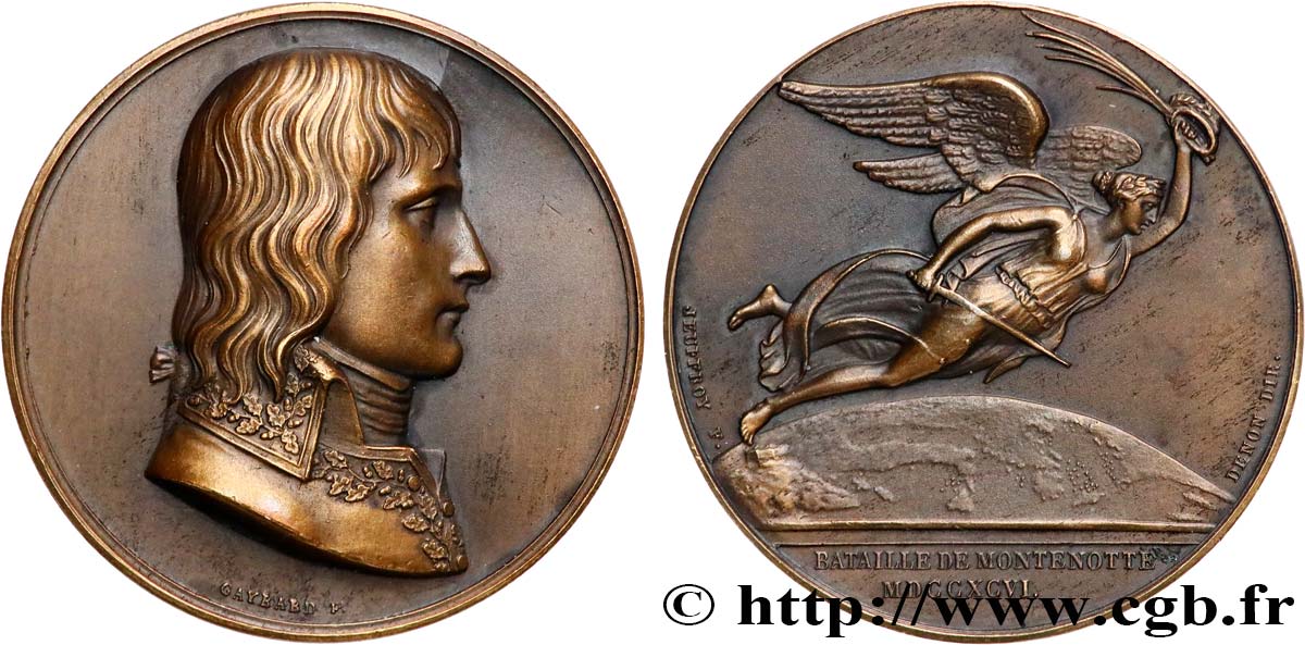 DIRETTORIO Médaille, Bataille de Montenotte, refrappe q.SPL