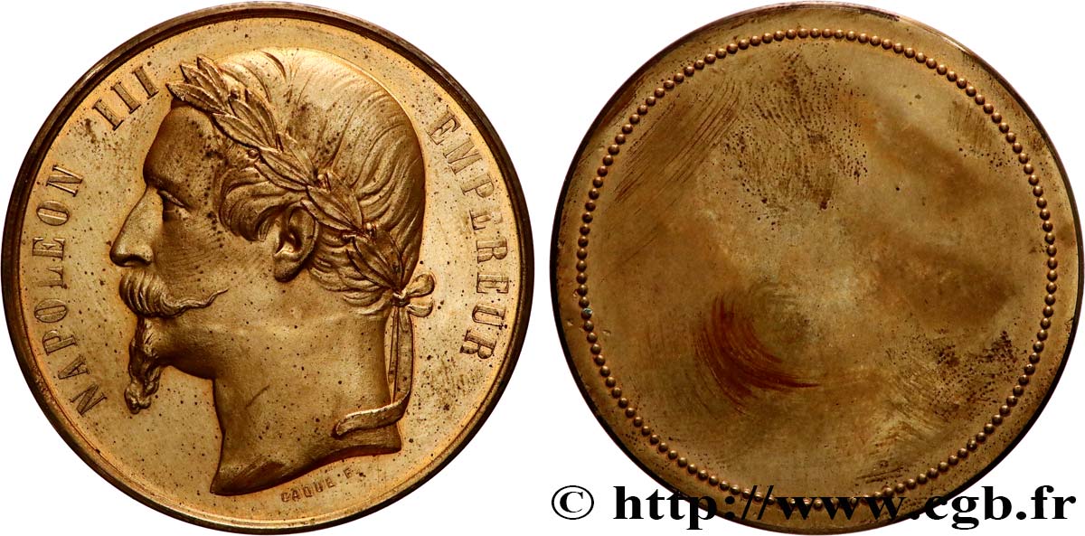 SEGUNDO IMPERIO FRANCES Médaille, Napoléon III EBC