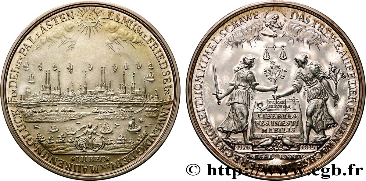 ALEMANIA Médaille, Reproduction du Breiter Schautaler EBC