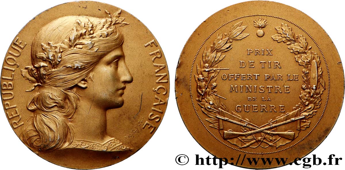 DRITTE FRANZOSISCHE REPUBLIK Médaille, Prix de tir offert SS