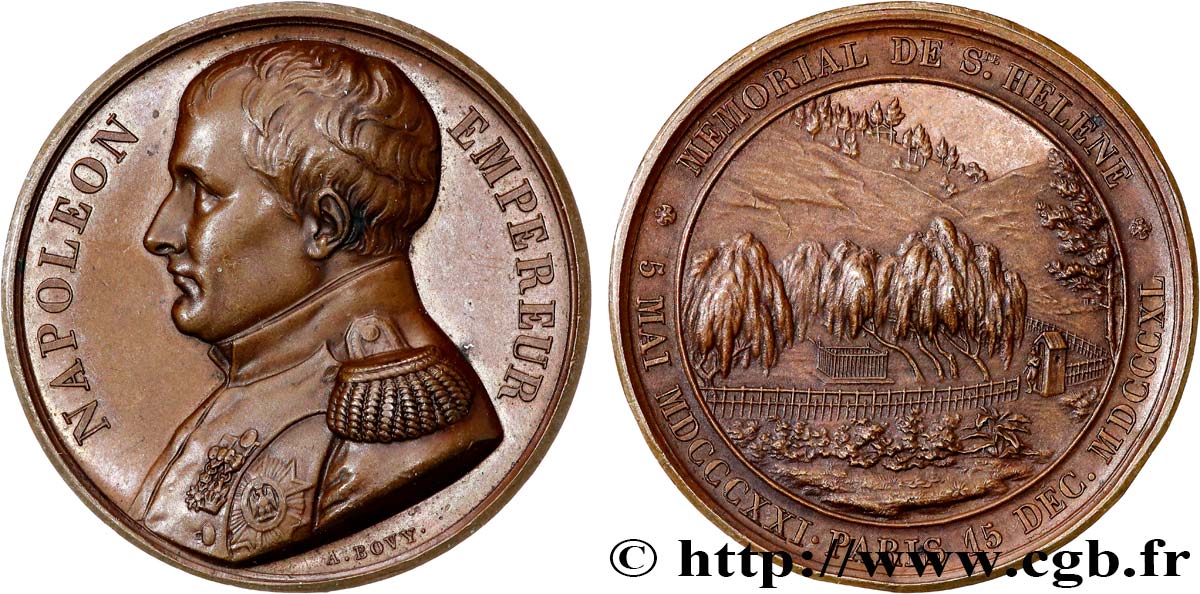 LOUIS-PHILIPPE Ier Médaille du mémorial de St-Hélène SUP