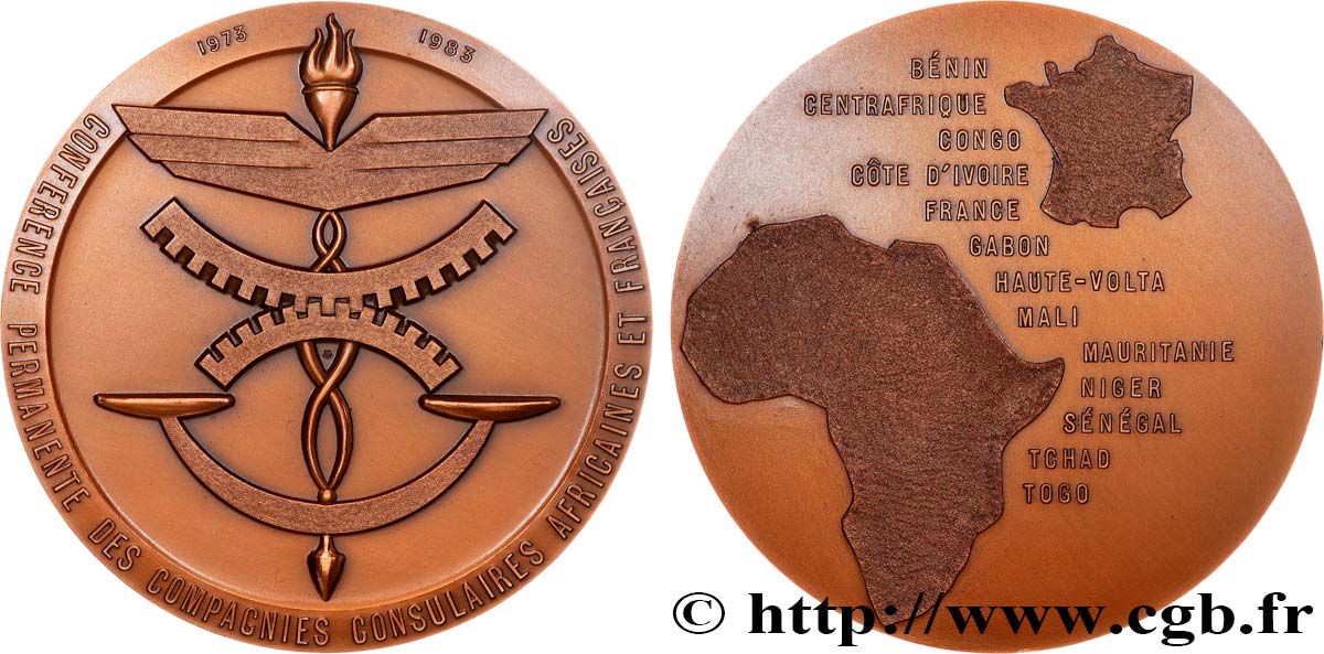 CHAMBRES DE COMMERCE Médaille, Conférence permanente des chambres consulaires africaines et francophones SUP