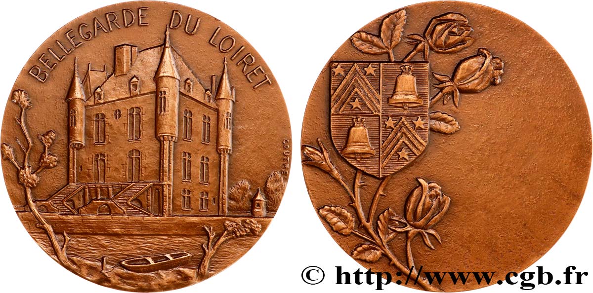 MONUMENTS ET HISTOIRE Médaille, Château, Bellegarde du Loiret SPL