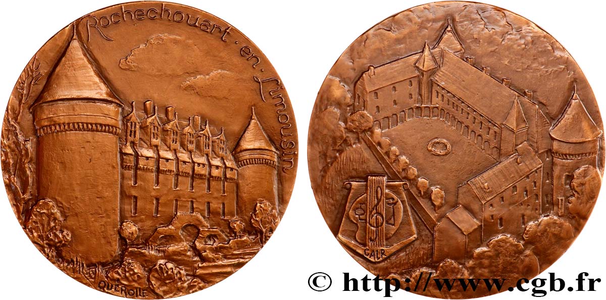 MONUMENTS ET HISTOIRE Médaille, Château de Rochechouart en Limousin SPL