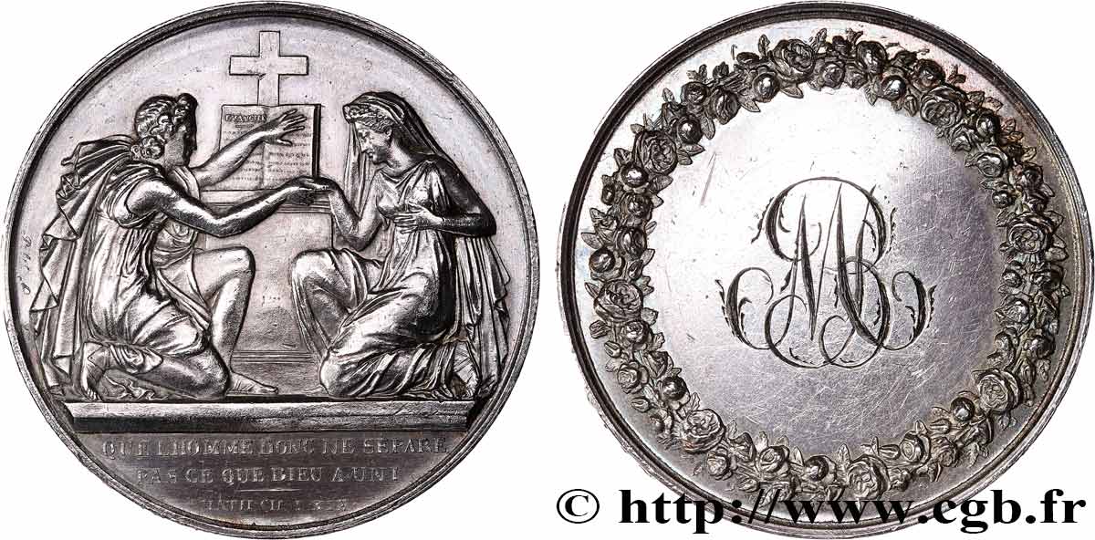 AMOUR ET MARIAGE Médaille de mariage, Evangile de St Mathieu  MBC+