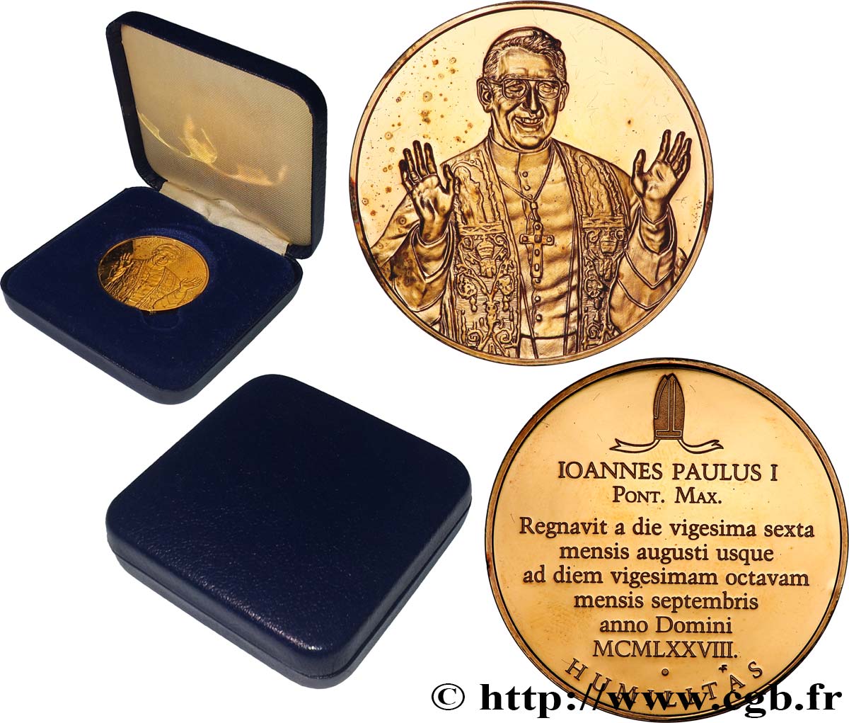 VATICAN AND PAPAL STATES Médaille, Jean-Paul Ier AU