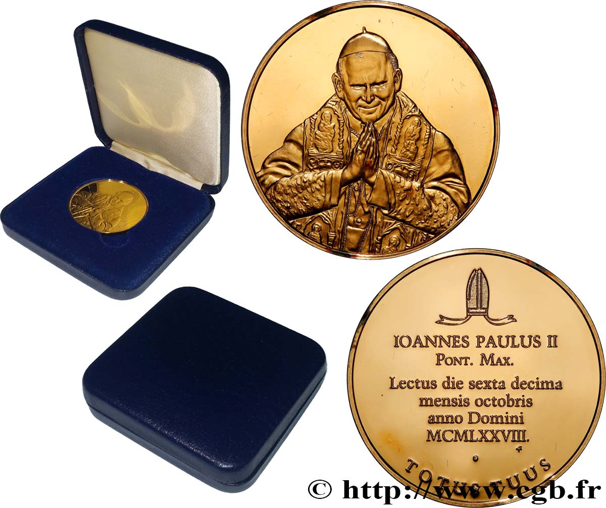 VATICAN AND PAPAL STATES Médaille, Jean-Paul II AU