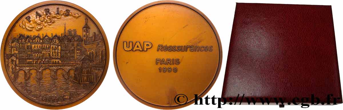 ASSURANCES Médaille, UAP réassurances, Pont au change AU