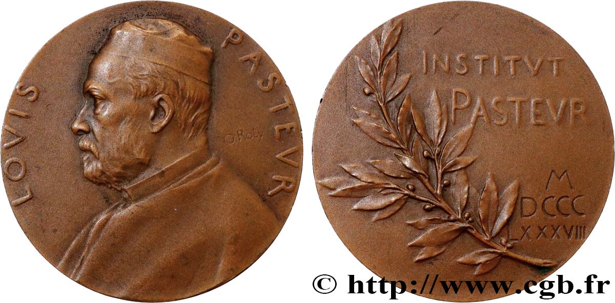 MÉDECINE - SOCIÉTÉS MÉDICALES - MÉDECINS Médaille de Louis-Pasteur AU