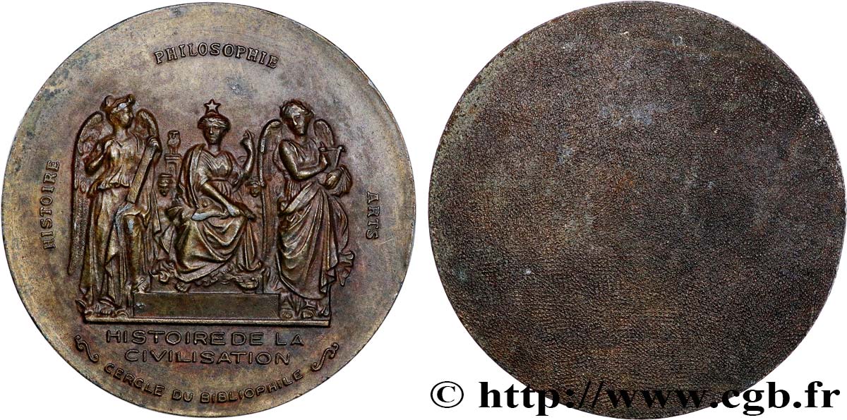 ACADEMIES AND LEARNED SOCIETIES Médaille, Cercle du Bibliophile XF